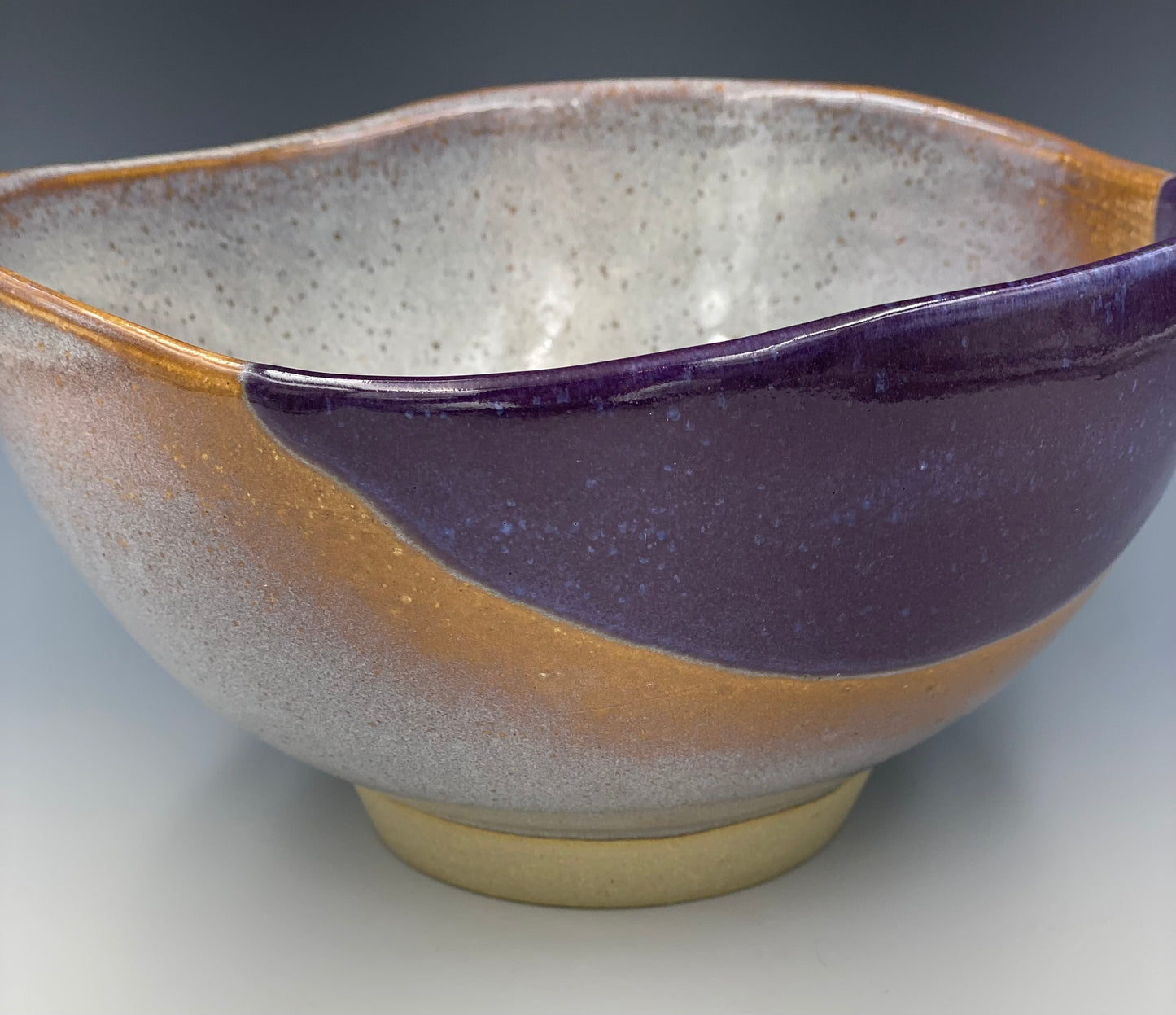 Curvy Bowls: Grey / Brown / Purple