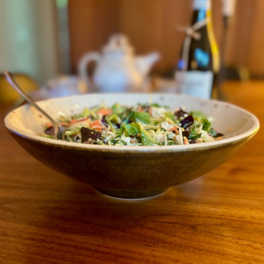 Elegant Wide Serving Bowl