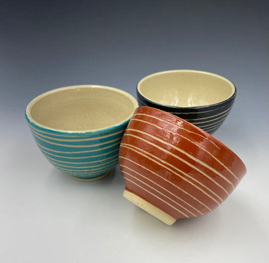 Set of Small Colorful Bowls